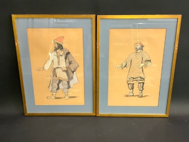 Konstantin Korovin Ded Moroz Pastels