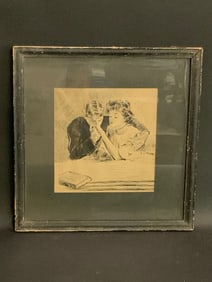 CD Gibson Style  Pen & Ink Drawing