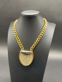 Vintage Lanvin Designer Runway Necklace