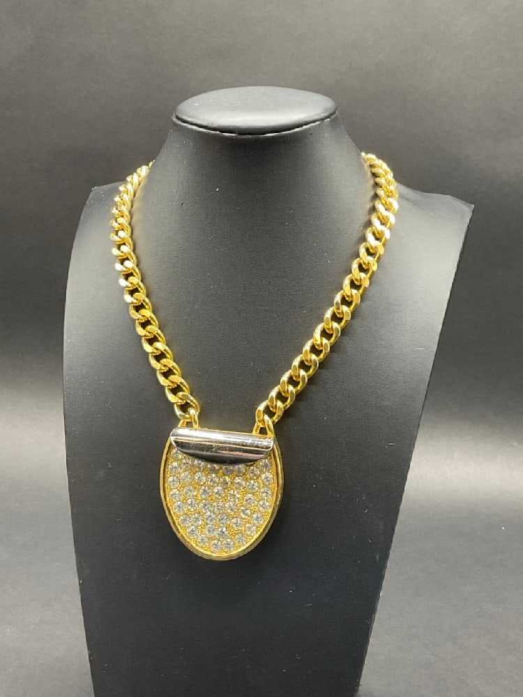 Vintage Lanvin Designer Runway Necklace (1 of 4)