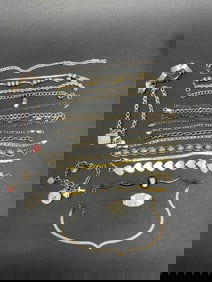 Twenty-One (21) Sterling Silver Bracelets