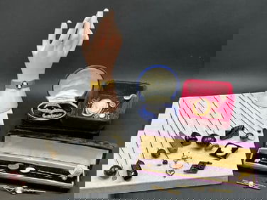 Vintage & Antique Jewelry Group - Hat Pins, Cameos, Stick Pins etc