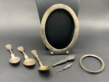 Sterling Silver and American Coin Silver Grouping