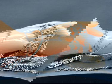 Large Grouping of Sterling Silver Bracelets