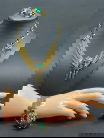 1940’s Costume Jewelry Parure Set