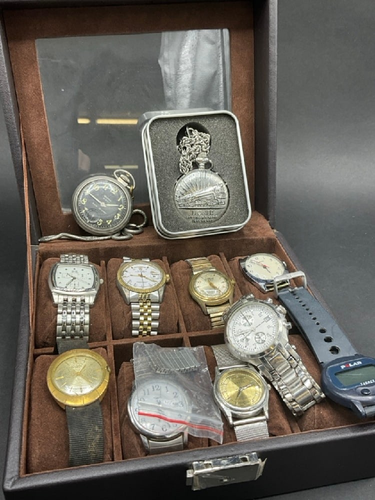 Estate Collection of Men's Wrist Watches (1 of 6)