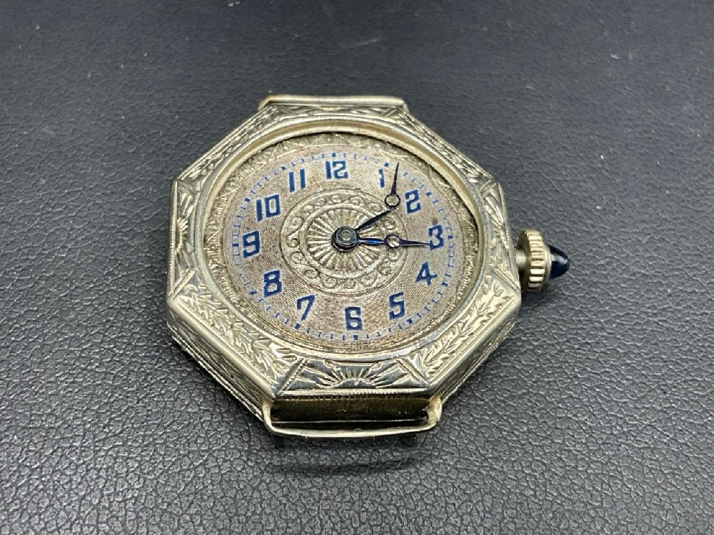 14K White Gold A. Robert Swiss 16J Wristwatch (1 of 3)