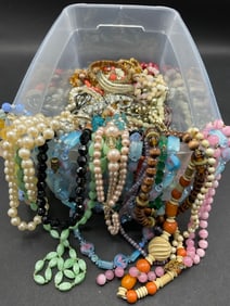 Vintage Costume Jewelry Necklaces & Bracelets - Miriam Haskell, Sarah Cov