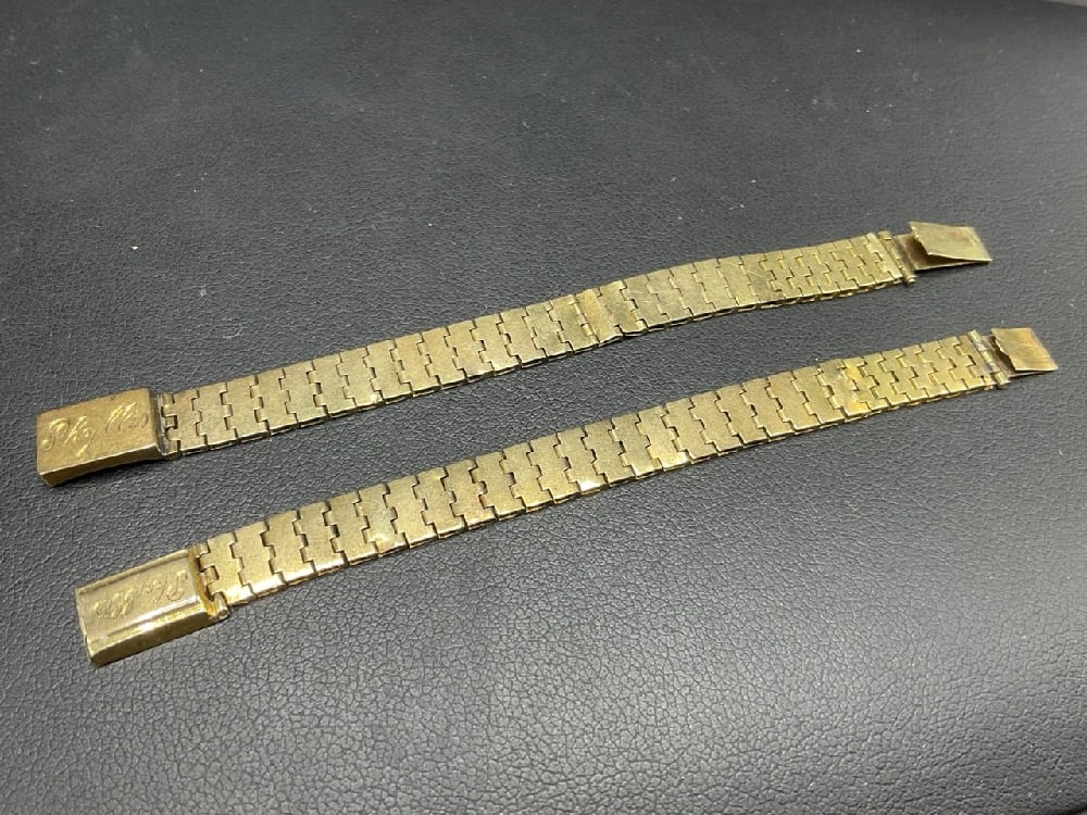 Two (2) 10K Yellow Gold Baby Bracelets (1 of 3)