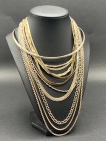 Compiled Sterling Silver Necklaces