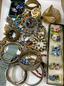 Vintage Jewelry Grouping - Delft, Sulval Staffordshire, Artone, Denton, Jon Anton, Coro, Major