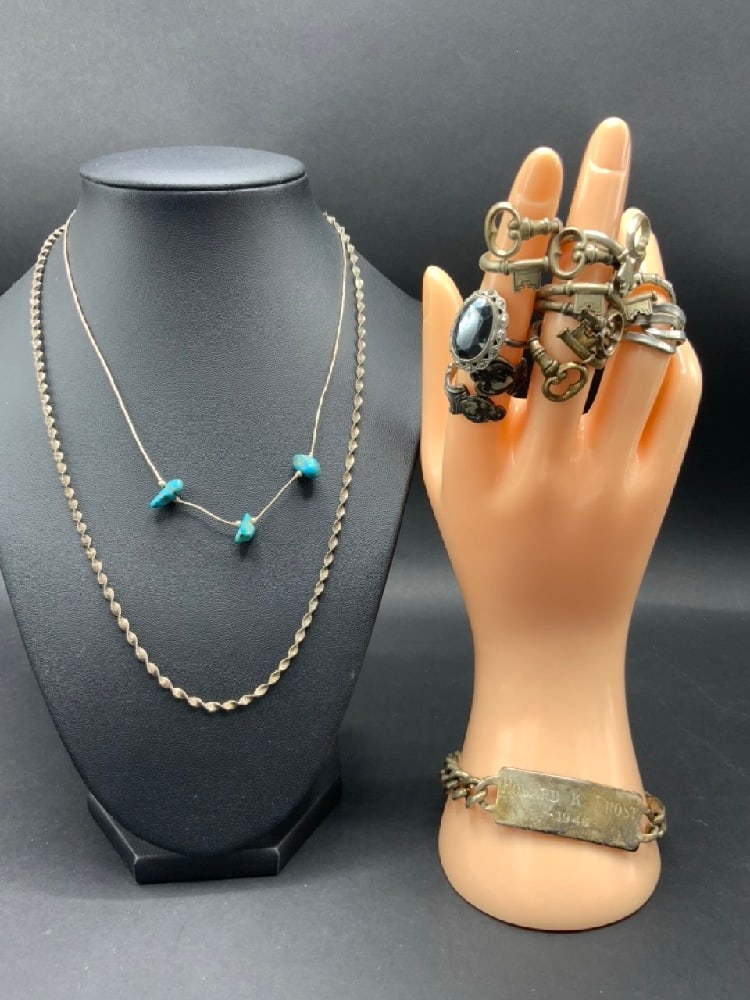 Compiled Sterling Silver Jewelry Group (1 of 3)