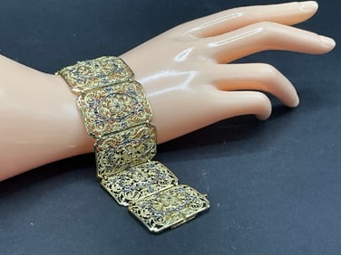 Alice Caviness Vintage Sterling Silver Bracelet