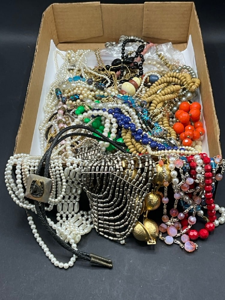 Large Costume Jewelry Necklace Lot (1 of 4)