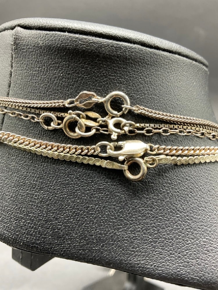 Compiled Sterling Silver Necklaces - 4
