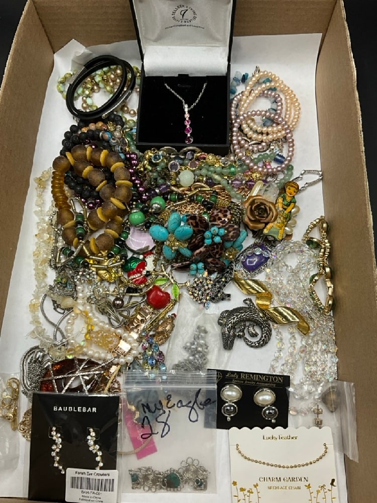 Vintage - Modern Jewelry Lot - Disney, Danecraft, Lilly Pulitzer, Monet, Napier, CU, Nadri, Mesa: Vintage - Modern Jewelry Lot - Disney, Danecraft, Lilly Pulitzer, Monet, Napier, CU, Nadri, Mesa Blue, Rachel Reinhart, Freirich, Cacheral, Howie, Gerrys, Belleek, Baublebar, Serefina.