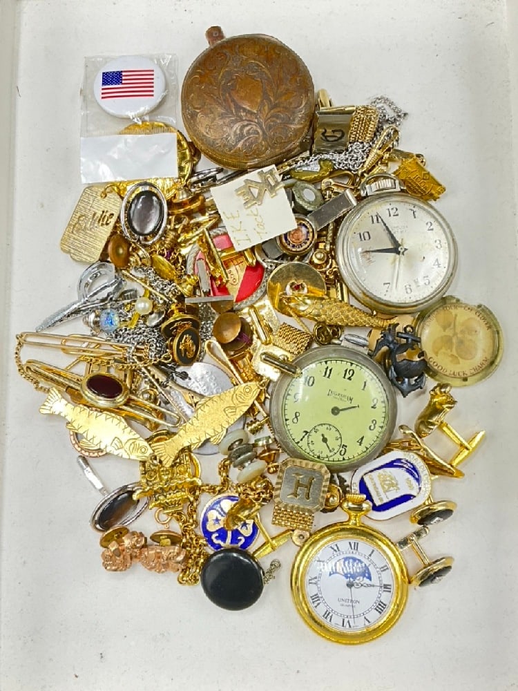 Vintage Men’s Curious/Jewelry Lot - Hadley, Hikock, Ingraham, Westclox (1 of 5)