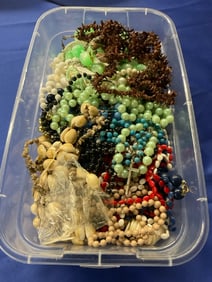 Box Lot Costume Jewelry Necklaces