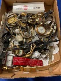 Large Group of Costume/Fashion Wrist Watches