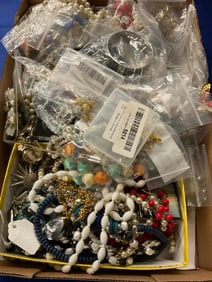 Costume Jewelry Tray Lot