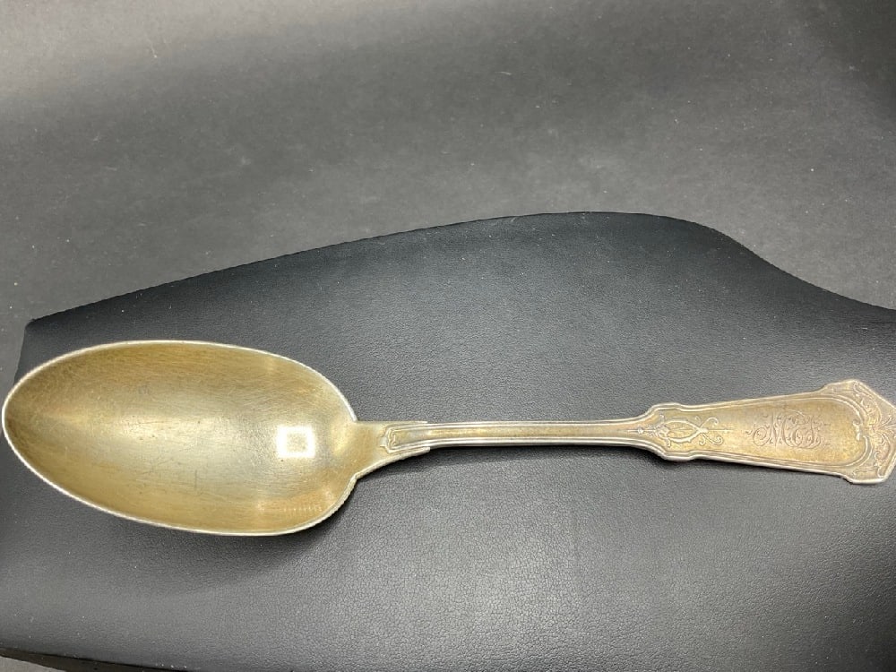 Victorian Sterling Silver Serving Spoon (1 of 5)
