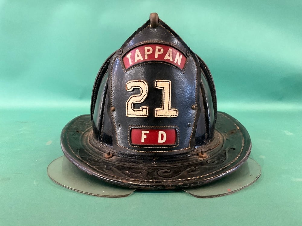 Cairns Leather Helmet - Tappan Fire Department #21 (1 of 7)