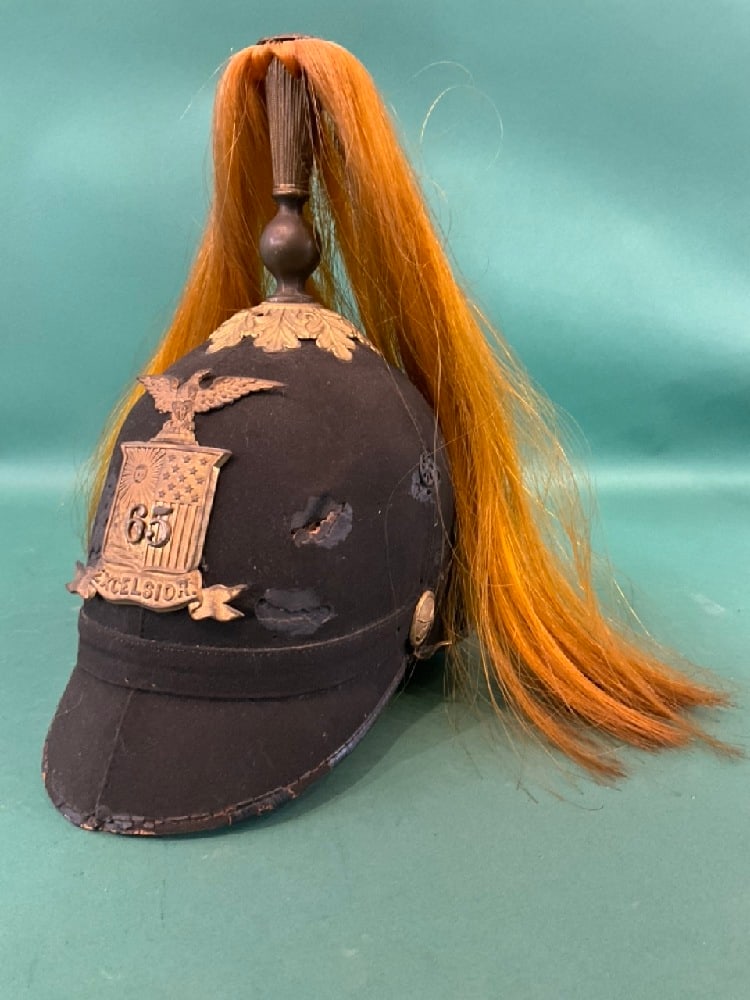 U.S Army 1881 Model Officer Helmet w/ Horse Hair Plume (1 of 8)