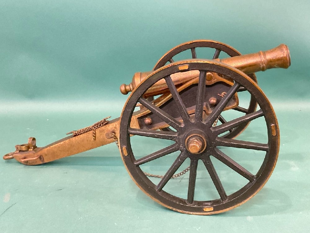 Antique Bronze Black Powder Cannon (1 of 7)