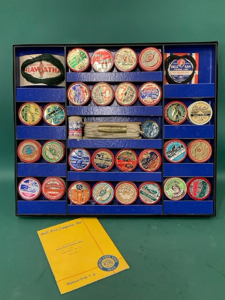 Vintage Hall Fishing Line Box Set of Line High Grade Fishing Lines (1 of 7)