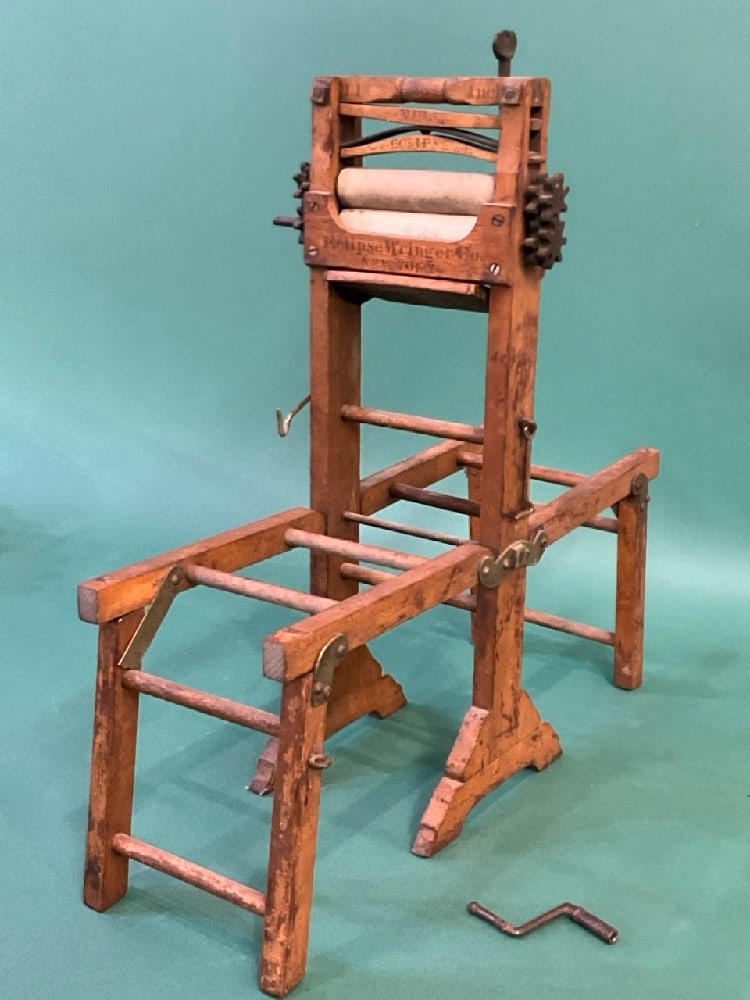 Salesman Sample Folding Washstand & Wringer by American Wringer Co. (1 of 6)