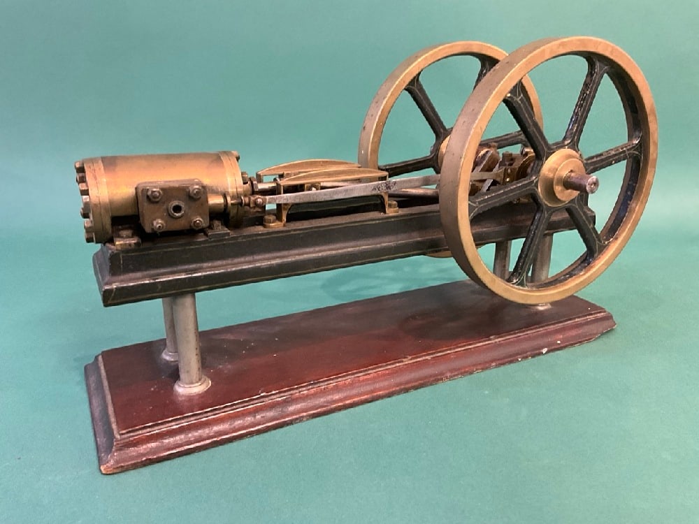 Antique Steam Engine Model Brass & Iron (1 of 4)