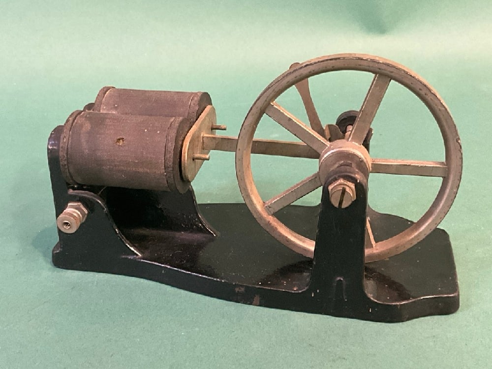 Mesco Electro Magnetic Toy Motor #1011: Mesco Electro Magnetic Toy Motor #1011.Dimensions: 4” x 3” x 7” Inv. 63