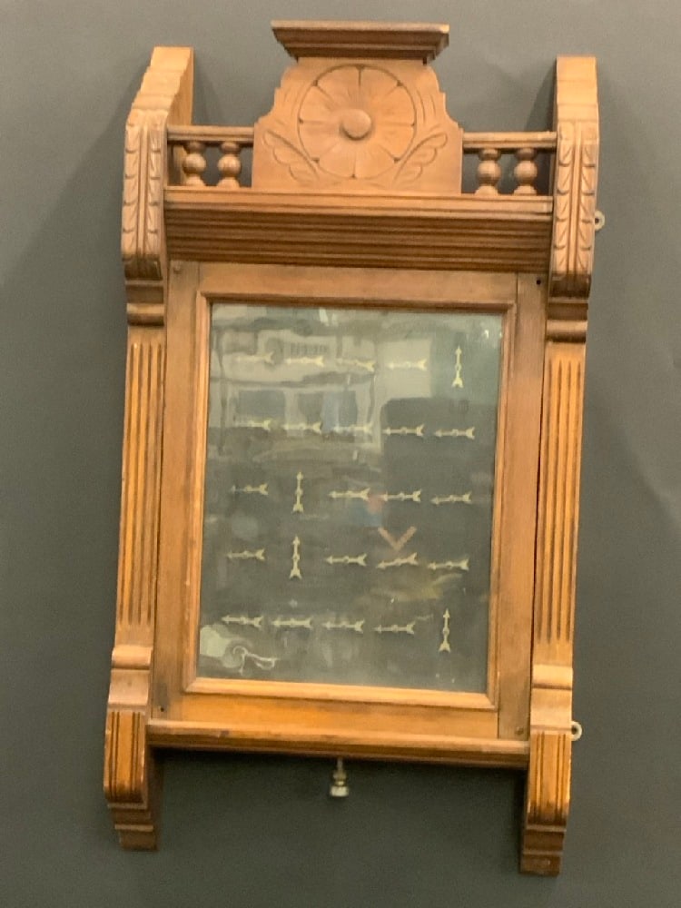 Victorian Walnut Annunciator Servant/ Butler Call Box (1 of 4)