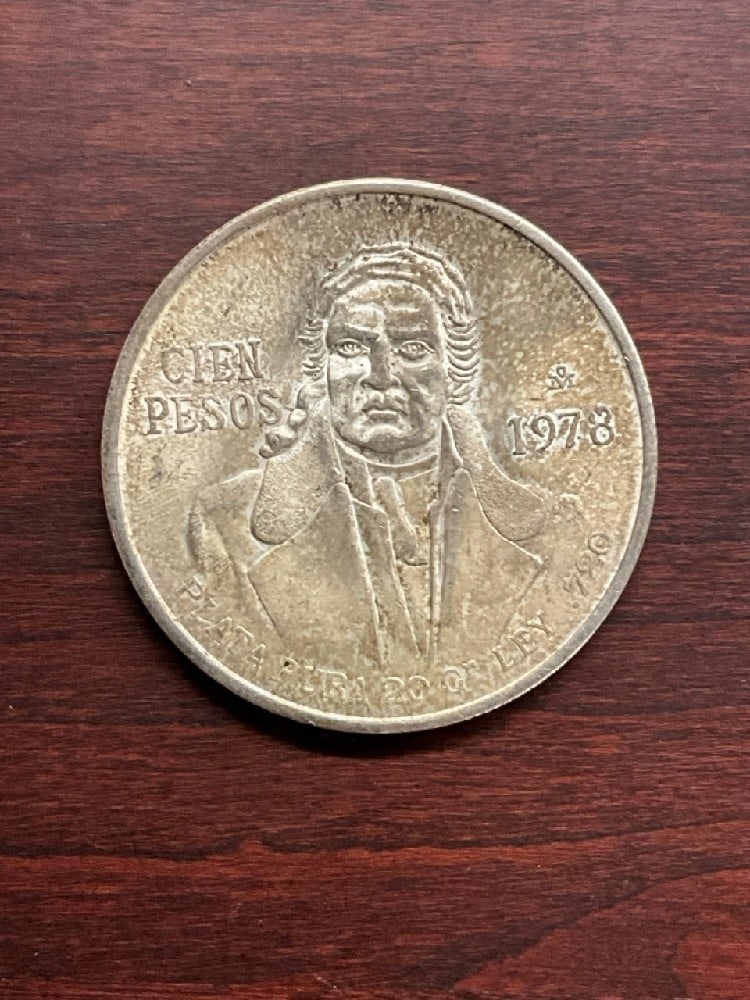 1978 Mexico 100 Pesos Silver (1 of 2)