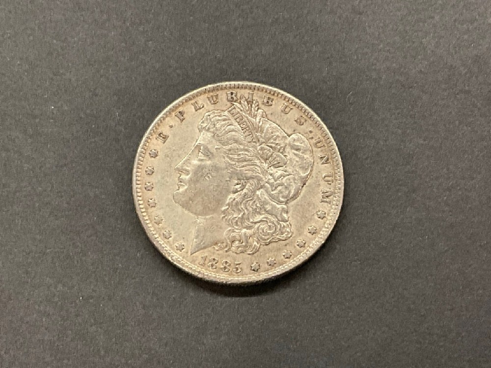 1885 P Morgan Silver Dollar (1 of 2)