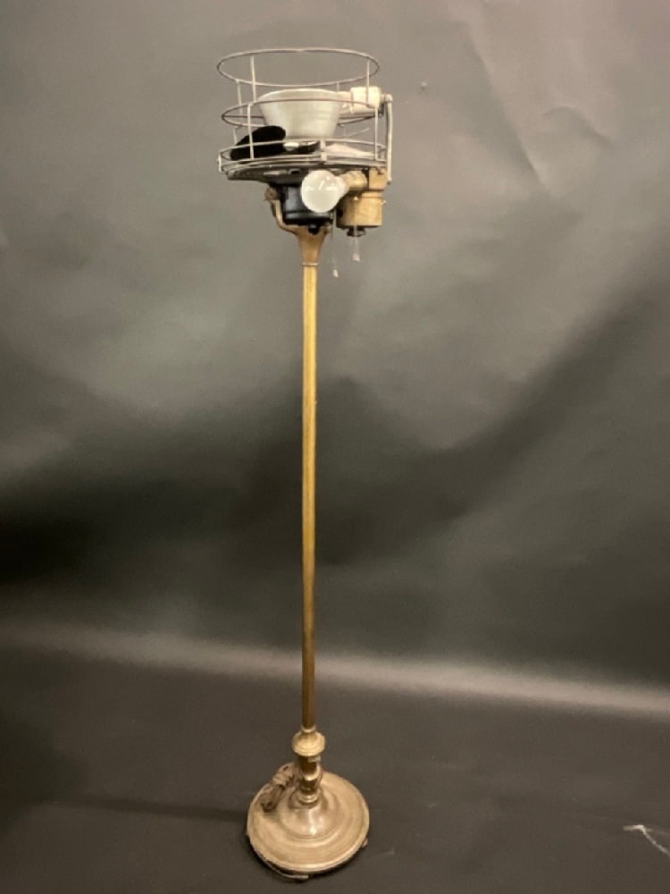 ODD/RARE 1920's Robbins and Myers Combination Floor Lamp with Fan and Vaporizer (1 of 8)