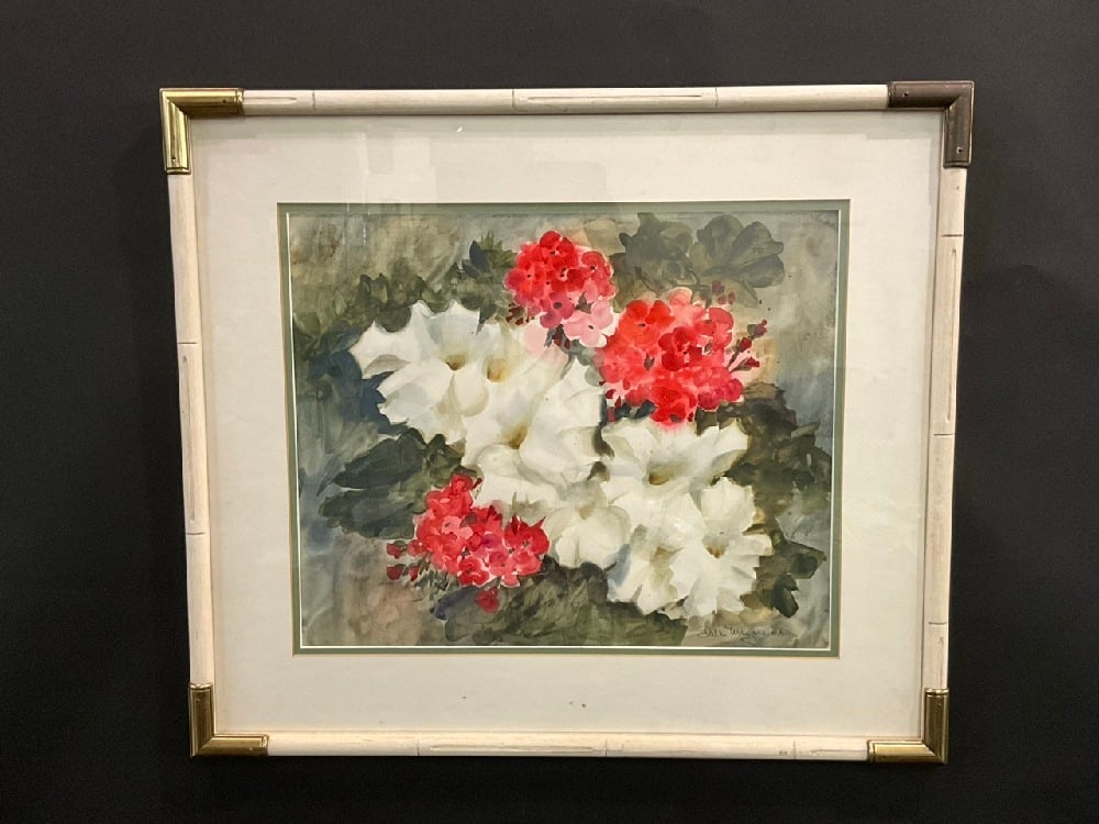 Dale Meyers (American, b. 1922) Still Life Floral Watercolor (1 of 5)