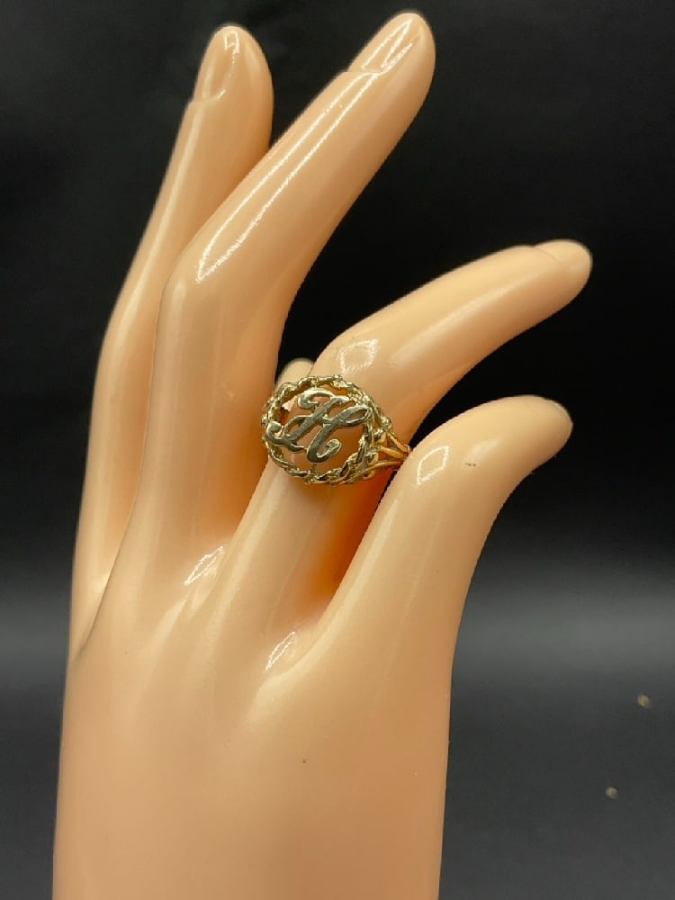 14K Yellow Gold Insignia Ring (1 of 4)