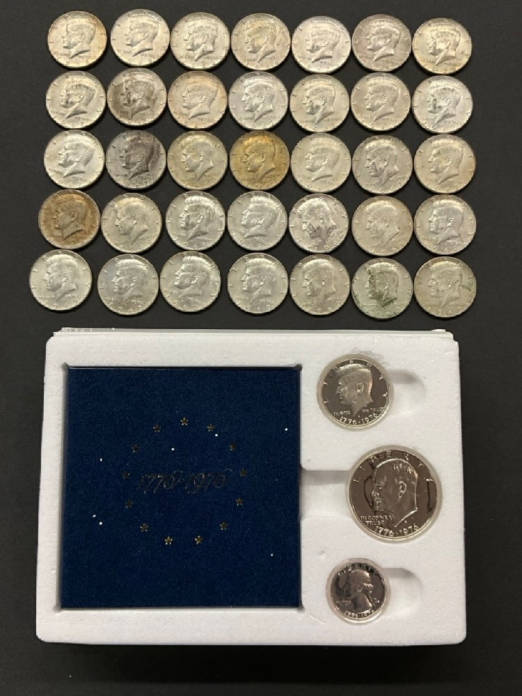 Compiled Estate Silver Coins $19.25 Face Value 40% Silver U.S.: Compiled Estate Silver Coins. $19.25 Face Value 40% Silver U.S..