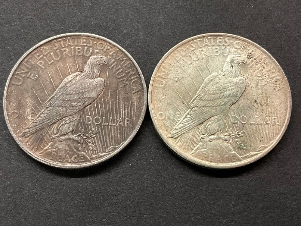 (2) U.S. Silver Peace Dollars - 2