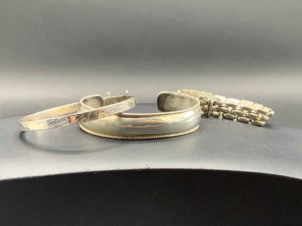 Sterling Silver Bracelets - 3