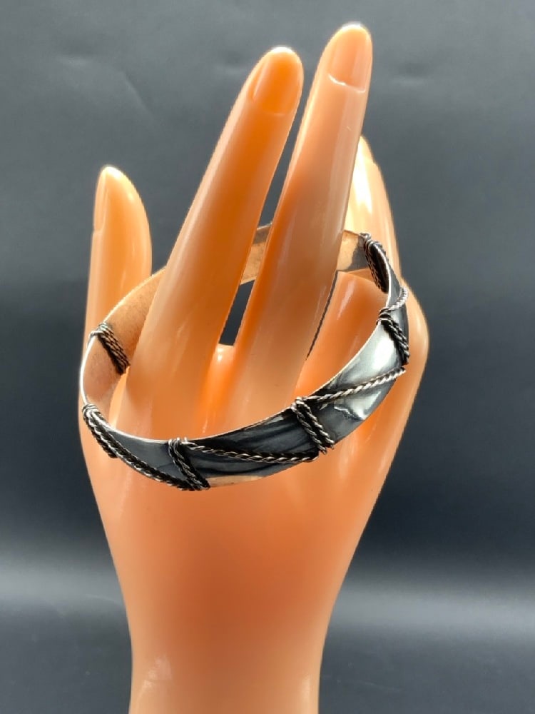 Sterling Silver Bangle Bracelet - 3