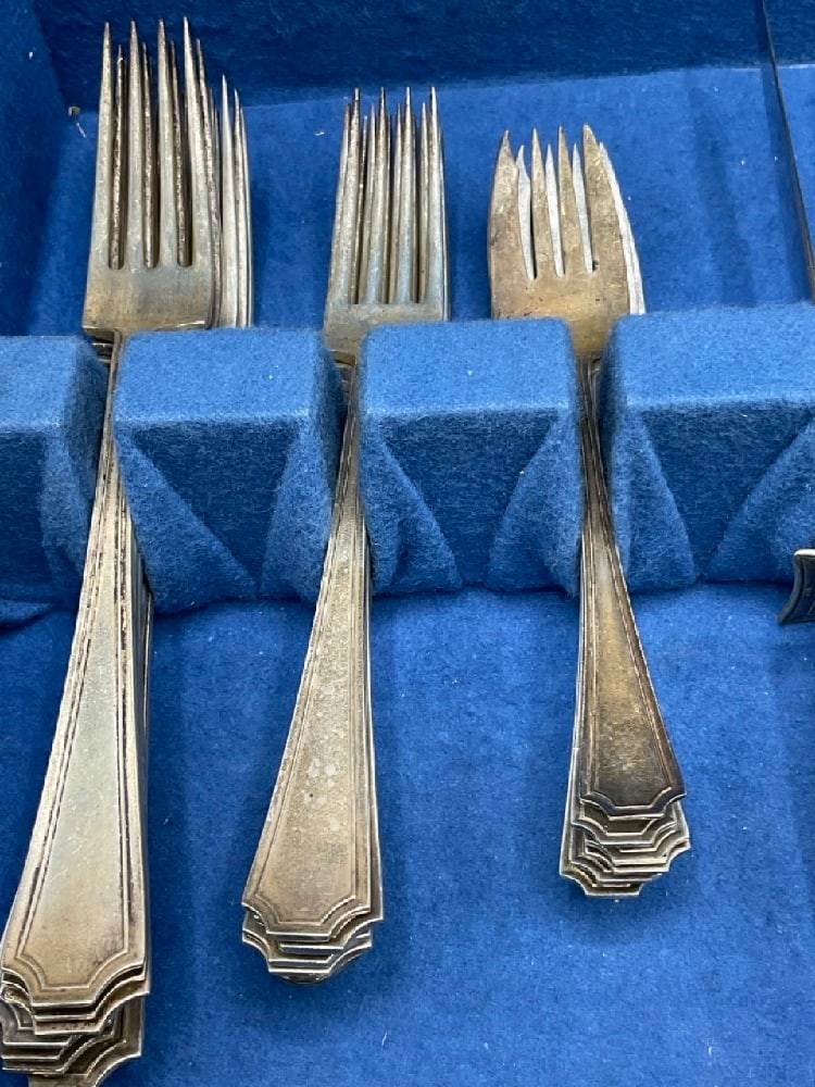 Durgin Sterling Silver Flatware Partial Service - 6