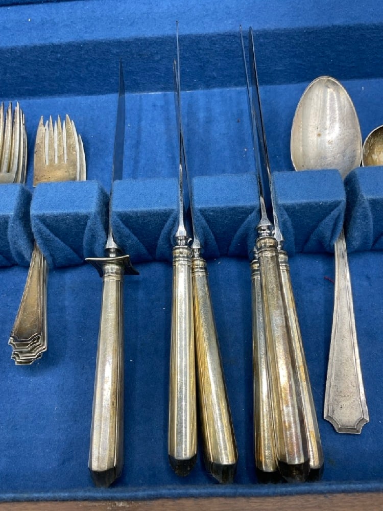 Durgin Sterling Silver Flatware Partial Service - 8