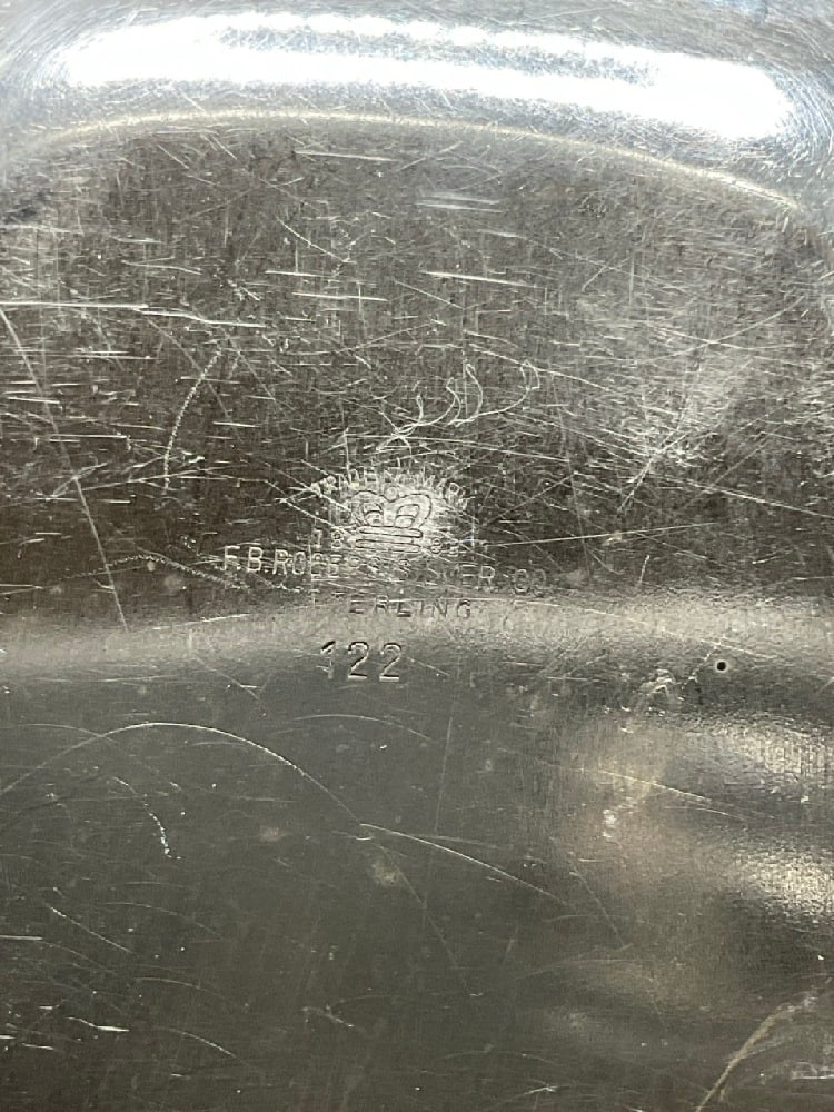 F.B. Rogers Sterling Silver Rectangular Serving Plate - 4