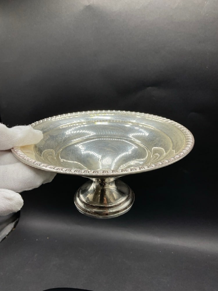 Weighted Sterling Silver Compote - 2