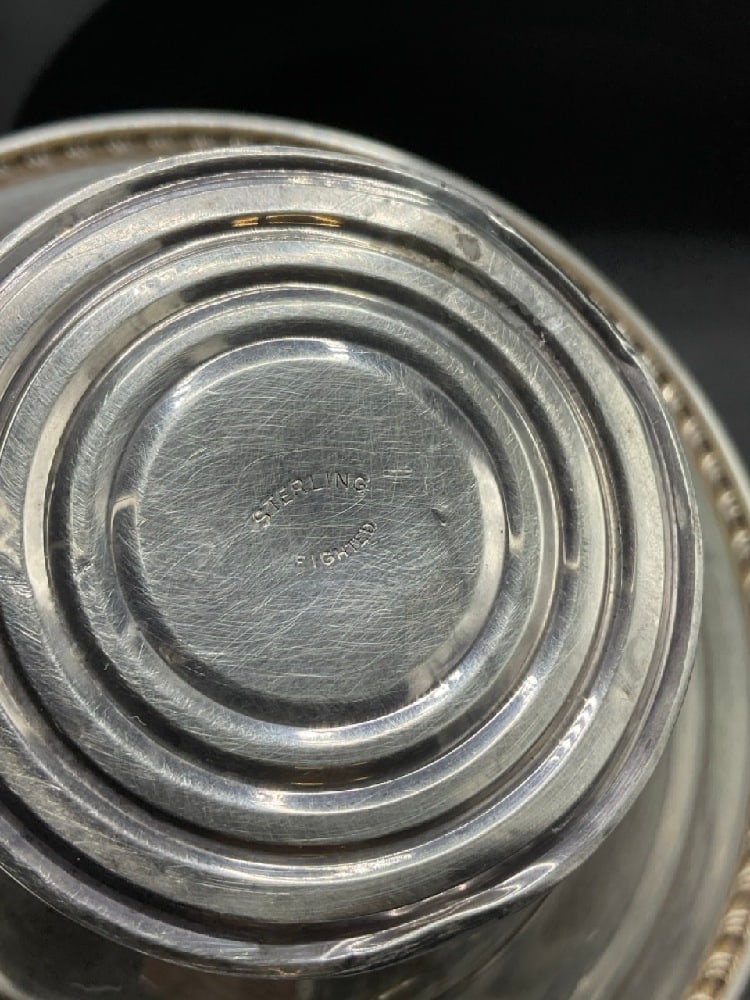 Weighted Sterling Silver Compote - 3