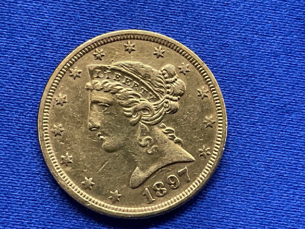 1897 U.S. $5 Gold Liberty Head Coin (1 of 4)