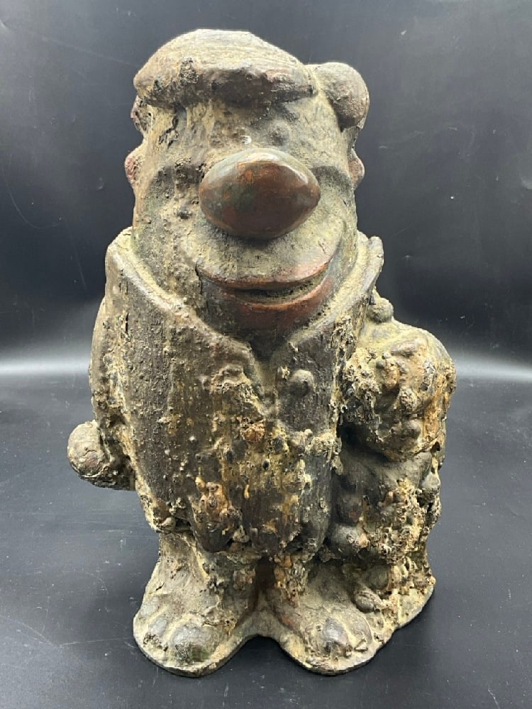 Original Barney Rubble with Bam Bam Mold , Flintstones: Original Barney Rubble with Bam Bam Mold , Flintstones. 1970's Bank. Good Condition, Please See Photograph Preview Dimensions: 13” H x 10” W