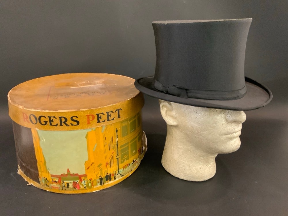 Dobbs Rogers Peet Top Hat w/ Original Box (1 of 8)